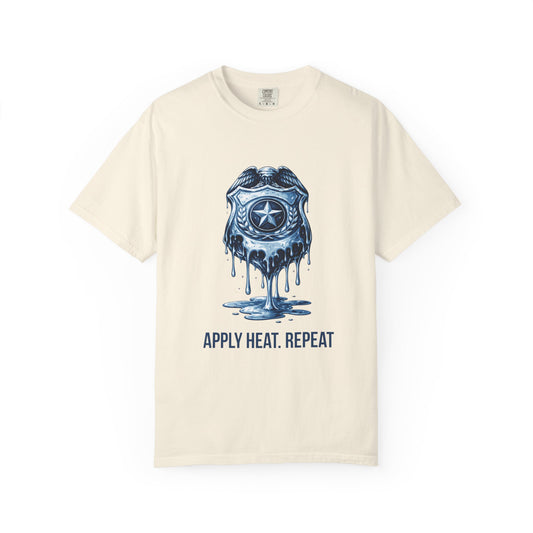 Apply Heat Repeat T-Shirt | Anti ICE Protest Tee | Progressive Activist Shirt | Political Statement Tee | Immigration Rights Gift