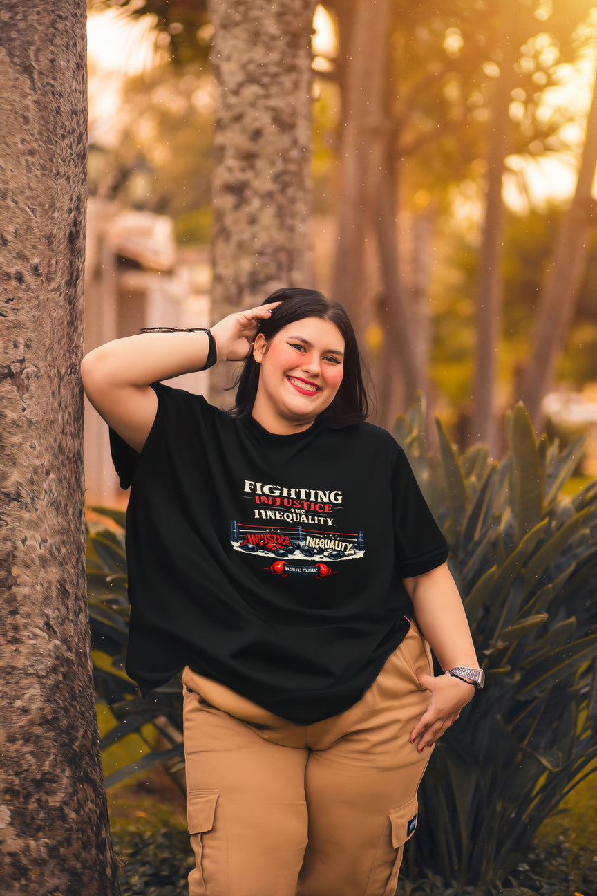 Fighting Injustice and Inequality t-shirt by Moral Fabric — social justice activist tee Canada