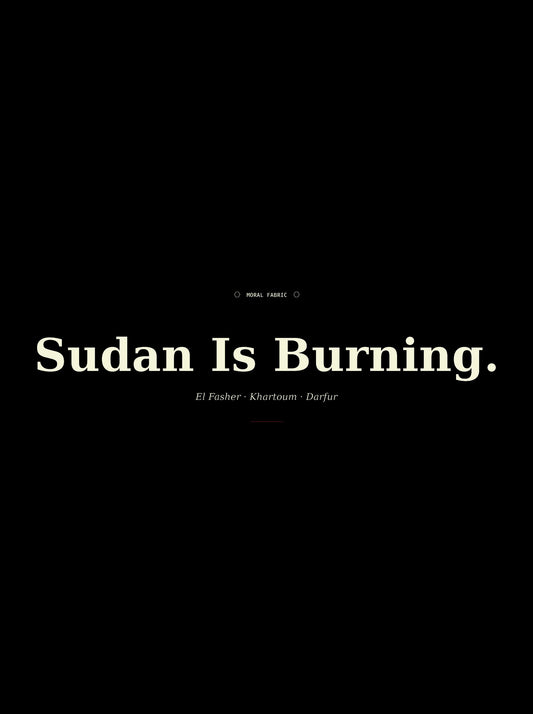 Sudan Is Burning Tee