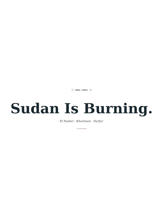 Sudan Is Burning Tee