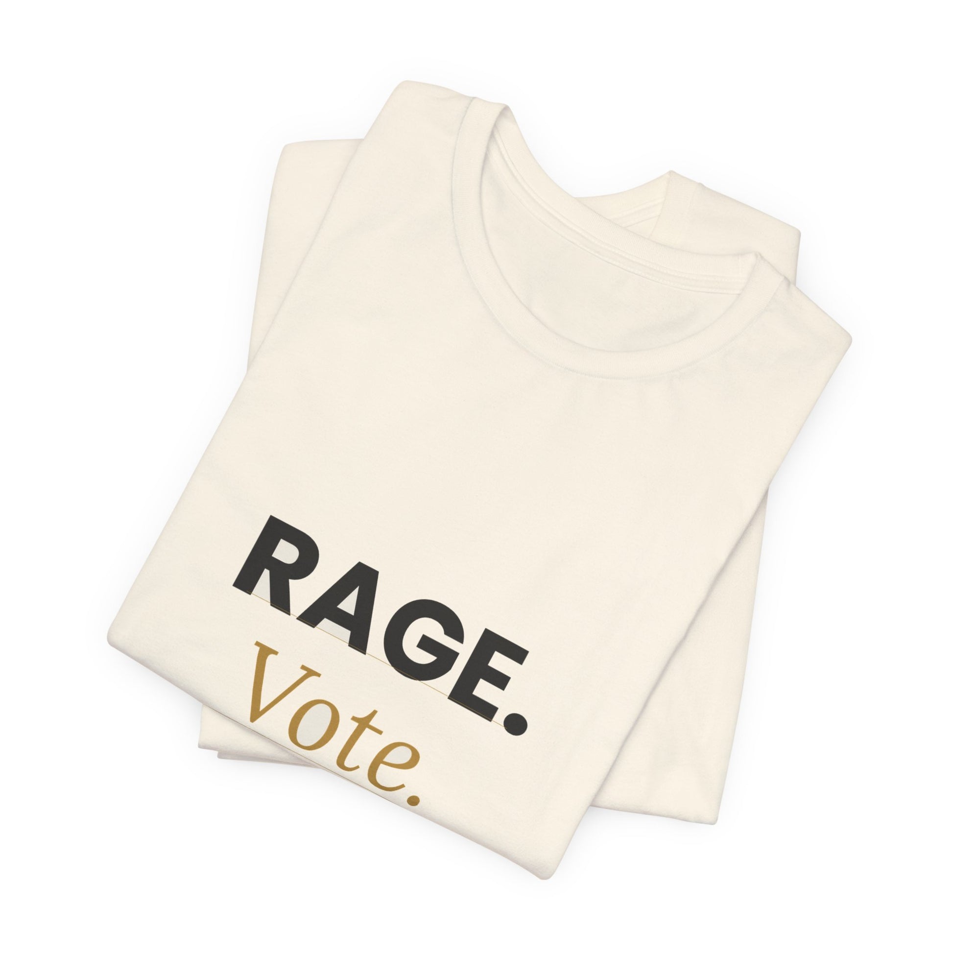 Rage Vote Repeat t-shirt by Moral Fabric — bold progressive political tee Canada