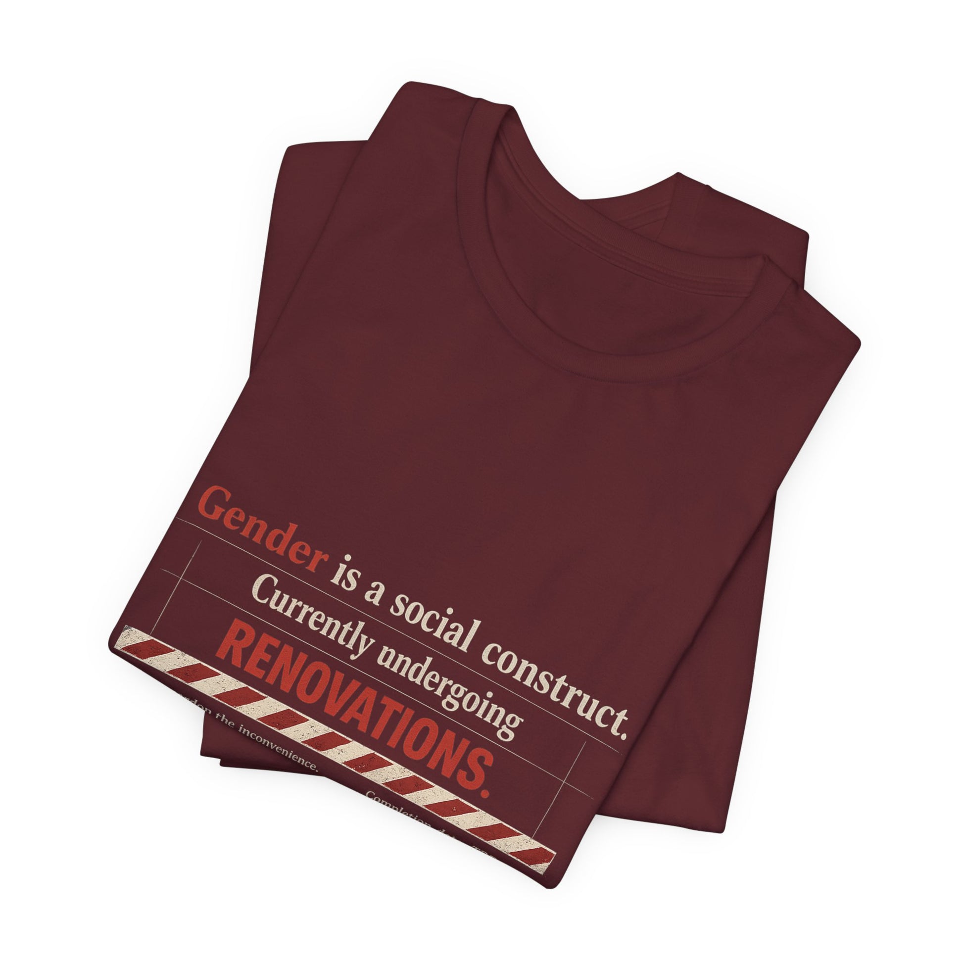 Gender Is A Social Construct t-shirt by Moral Fabric — trans rights progressive tee Canada