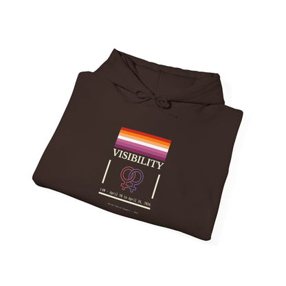 Lesbian Visibility Week hoodie by Moral Fabric — LGBTQ pride political clothing Canada