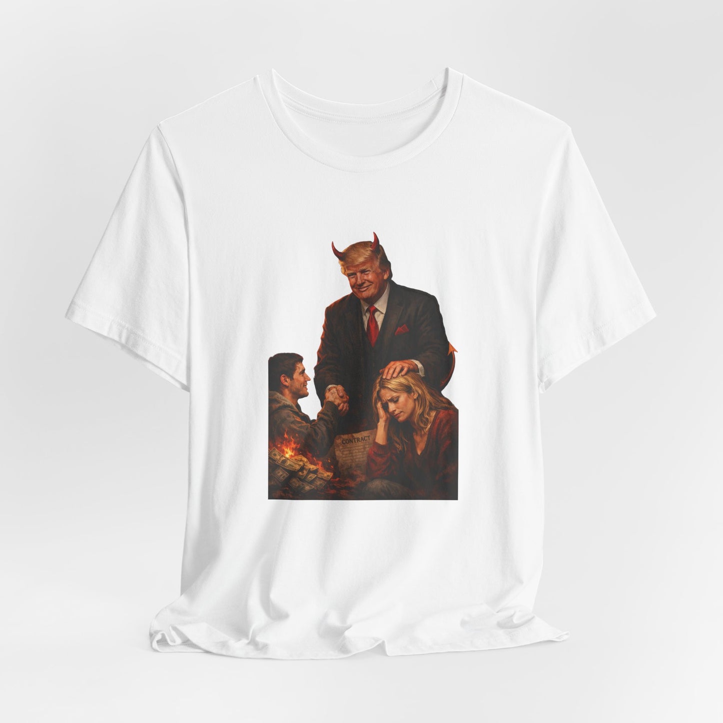 Trump Devil Political Satire Tee
