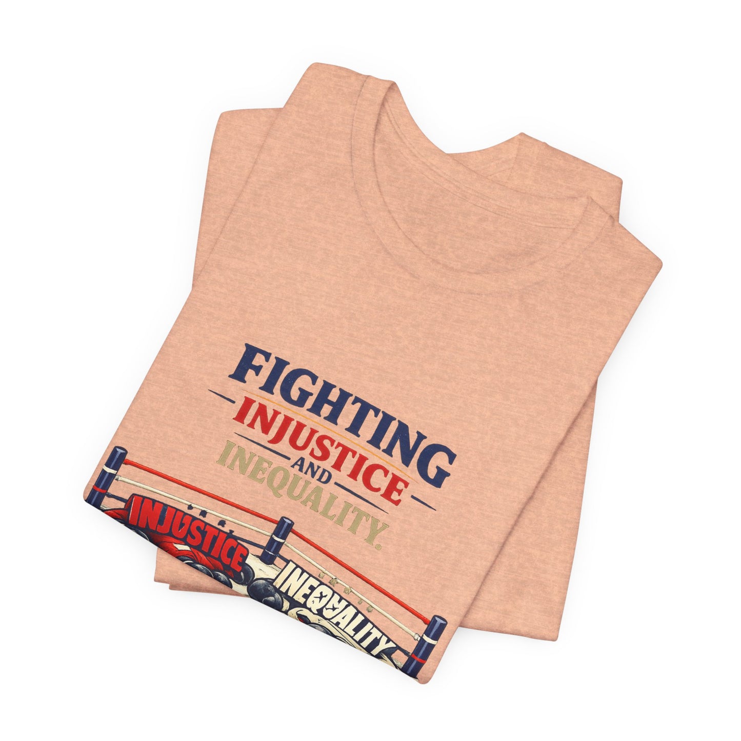 Fighting Injustice and Inequality t-shirt by Moral Fabric — social justice activist tee Canada