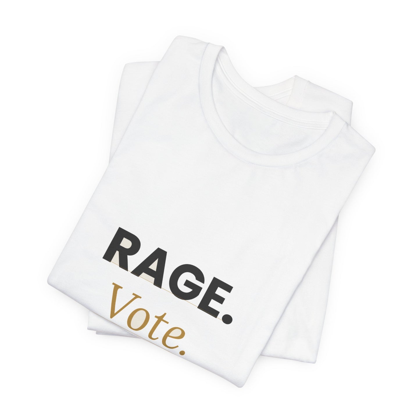 Rage Vote Repeat t-shirt by Moral Fabric — bold progressive political tee Canada