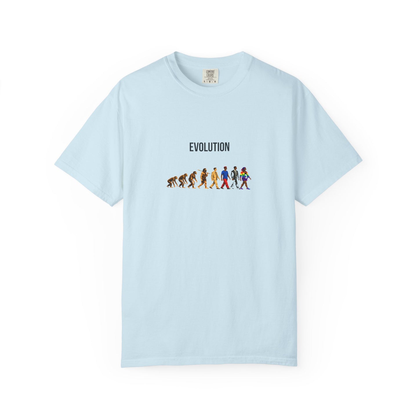 Darwin Fish Extended Diversity T-Shirt  | Evolution Pride Tee | LGBTQ+ Science Shirt | Funny Progressive Gift | Gender Spectrum Tee