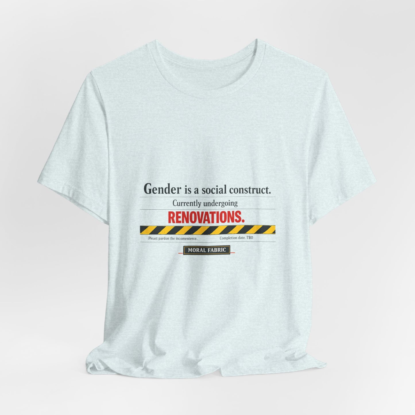 Gender Is A Social Construct t-shirt by Moral Fabric — trans rights progressive tee Canada