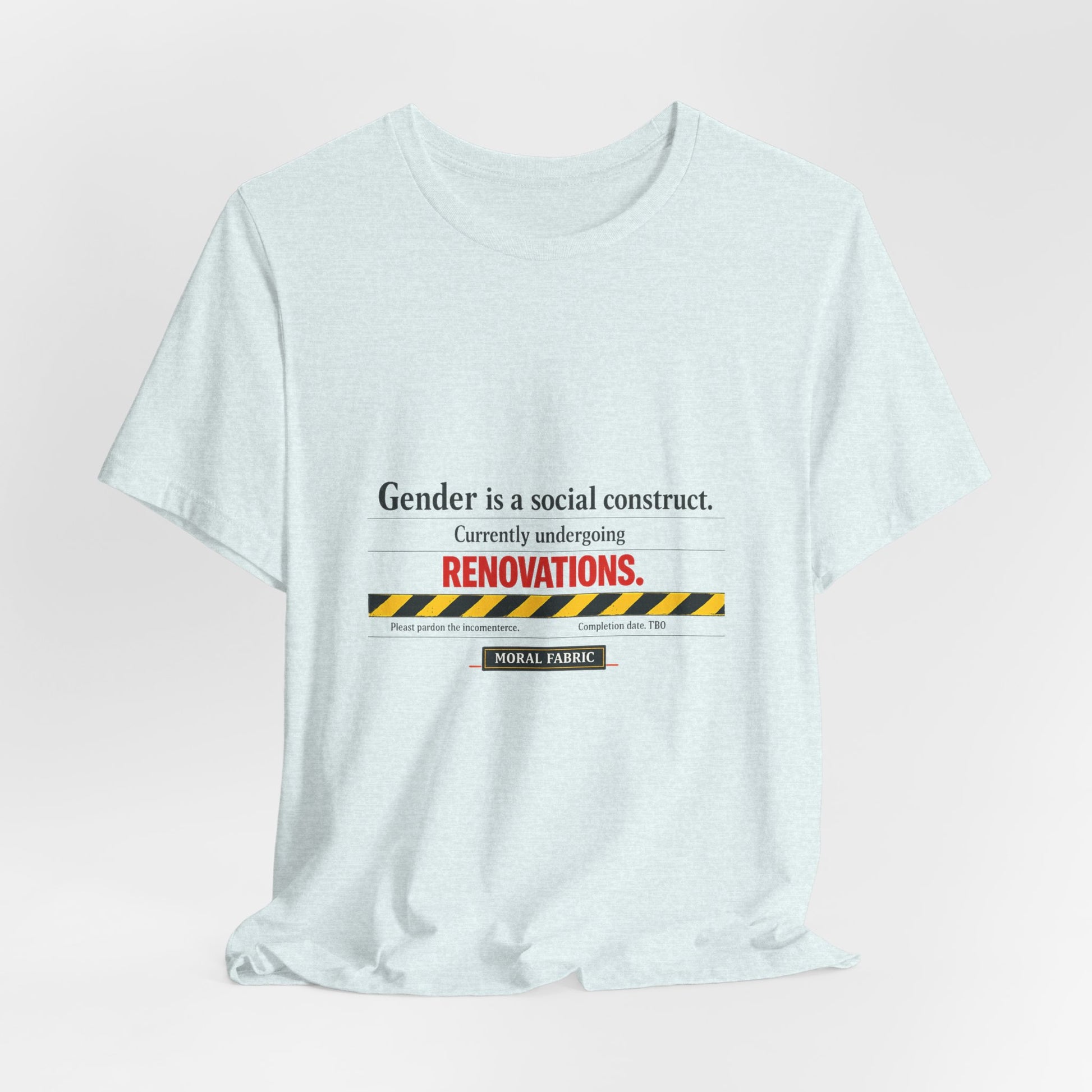 Gender Is A Social Construct t-shirt by Moral Fabric — trans rights progressive tee Canada
