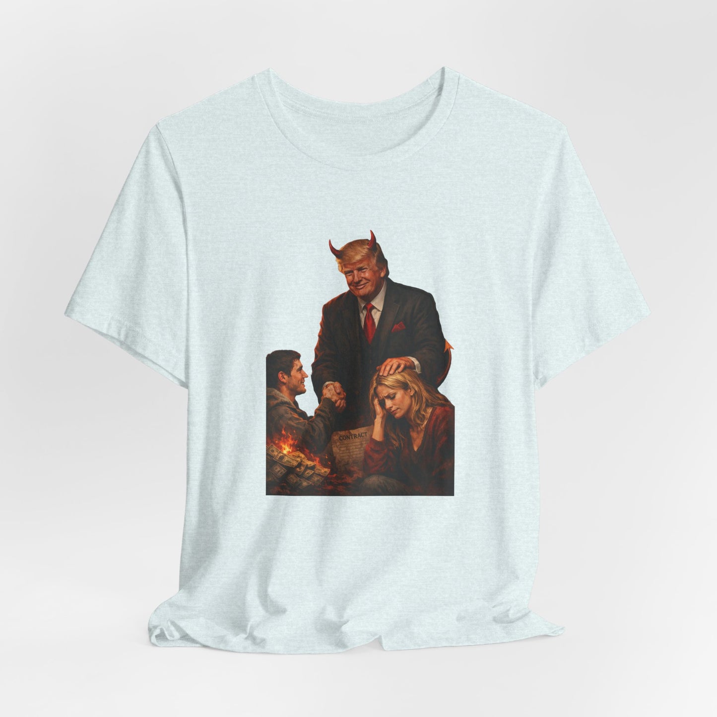 Trump Devil Political Satire Tee