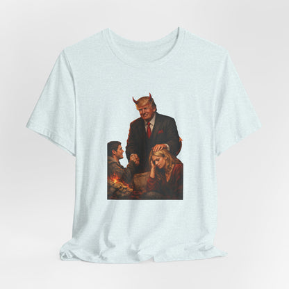 Trump Devil Political Satire Tee