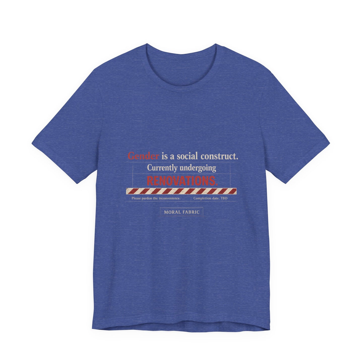 Gender Is A Social Construct t-shirt by Moral Fabric — trans rights progressive tee Canada