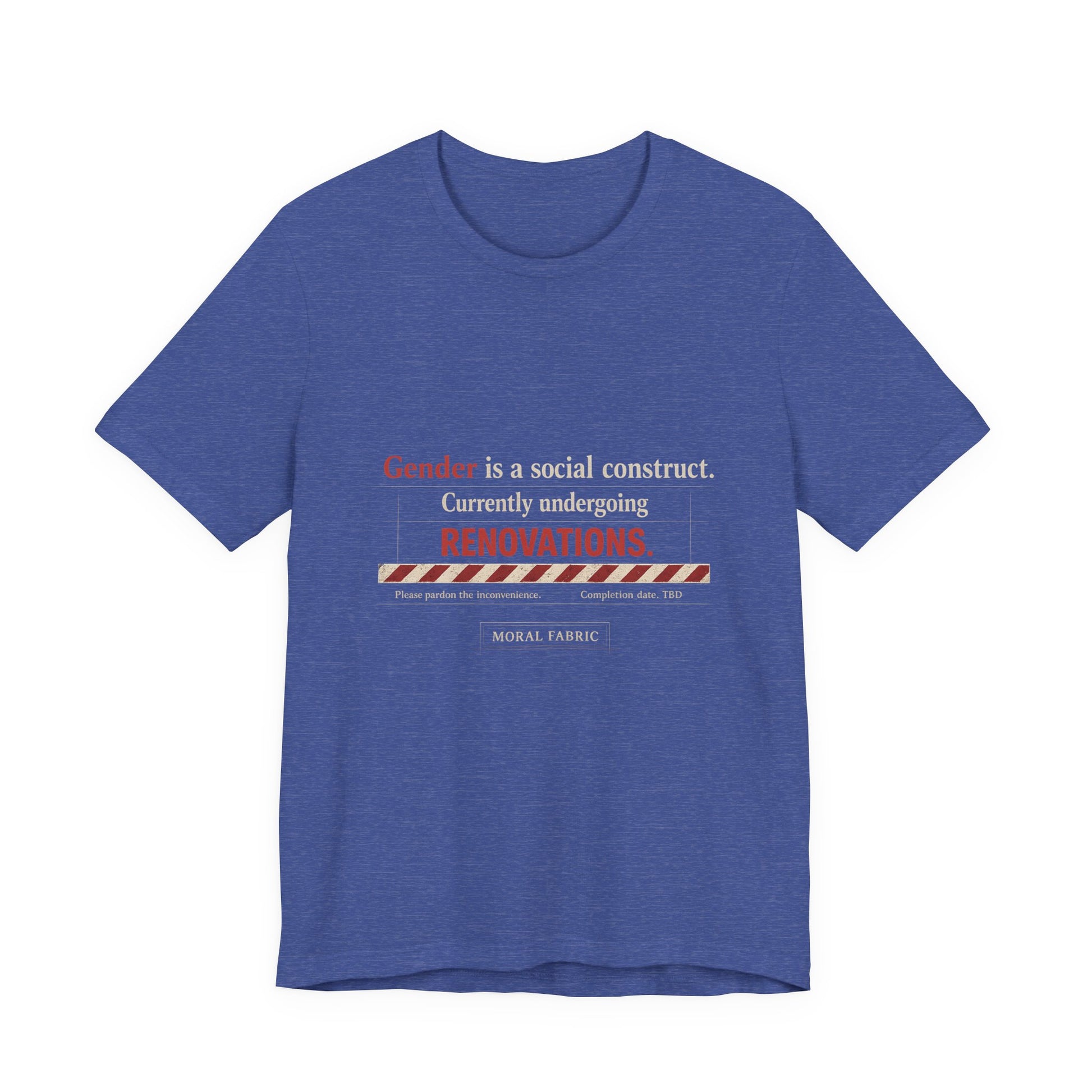 Gender Is A Social Construct t-shirt by Moral Fabric — trans rights progressive tee Canada