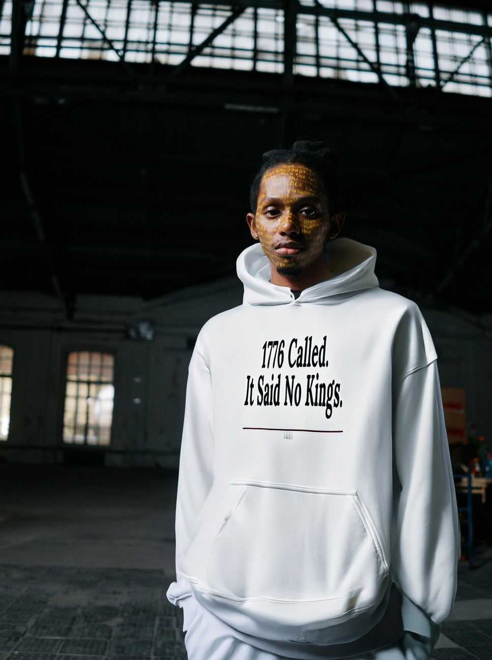 1776 Called It Said No Kings hoodie by Moral Fabric — anti-authoritarian political streetwear Canada
