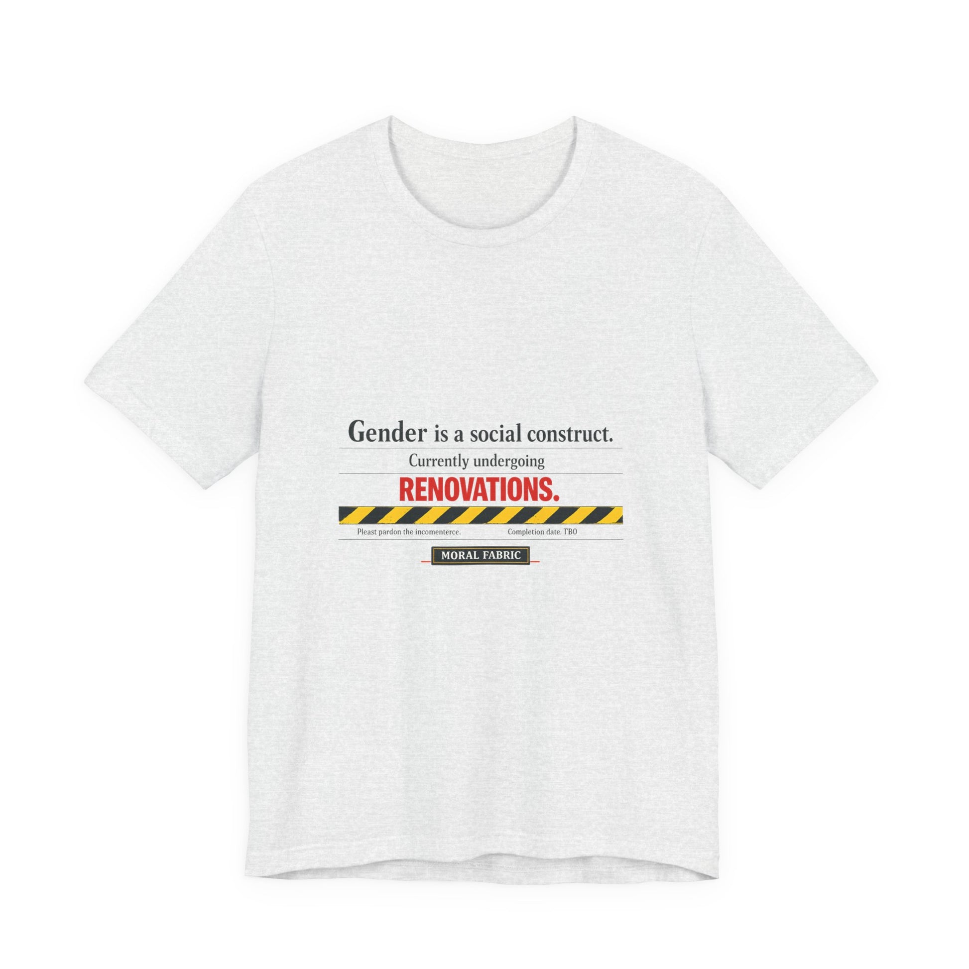 Gender Is A Social Construct t-shirt by Moral Fabric — trans rights progressive tee Canada