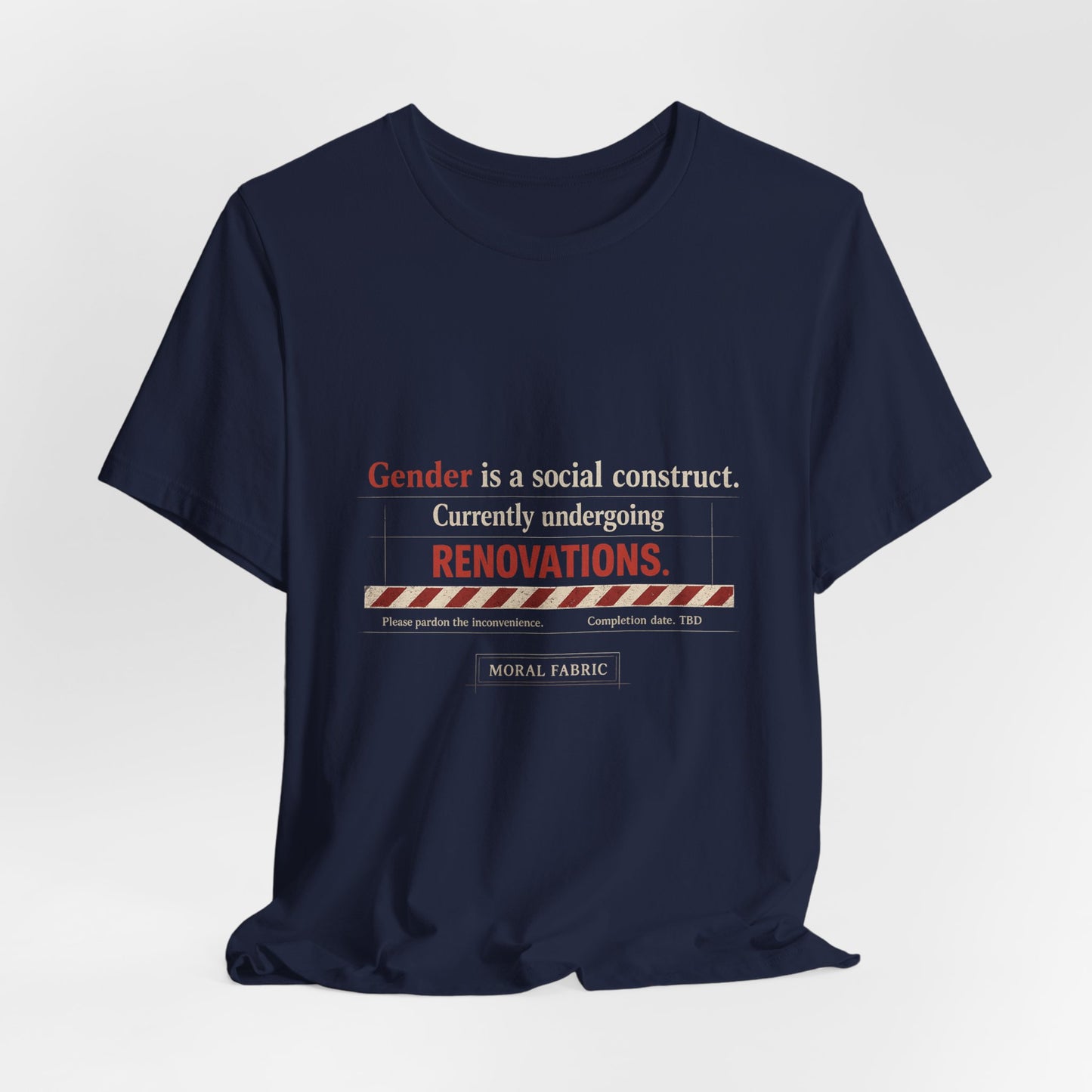 Gender Is A Social Construct t-shirt by Moral Fabric — trans rights progressive tee Canada