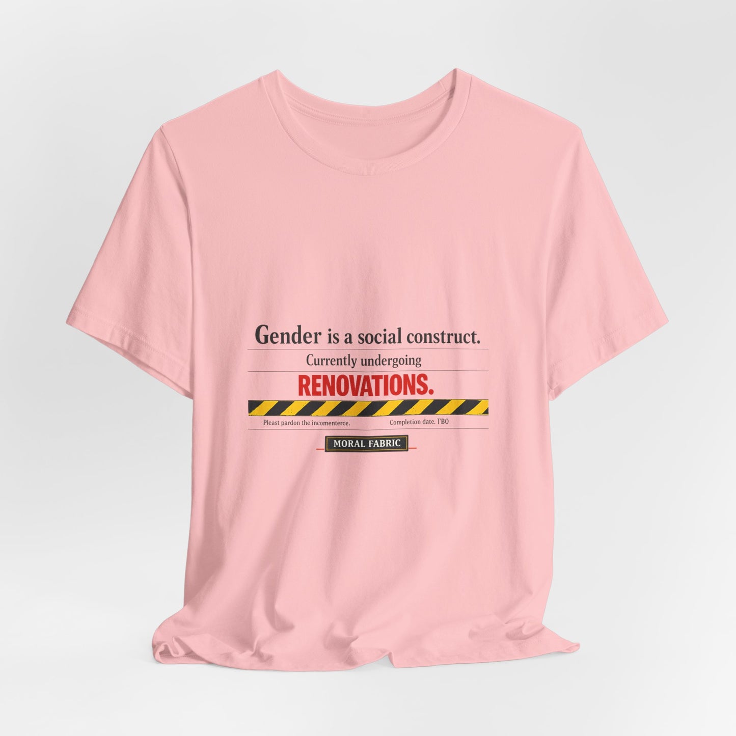 Gender Is A Social Construct t-shirt by Moral Fabric — trans rights progressive tee Canada