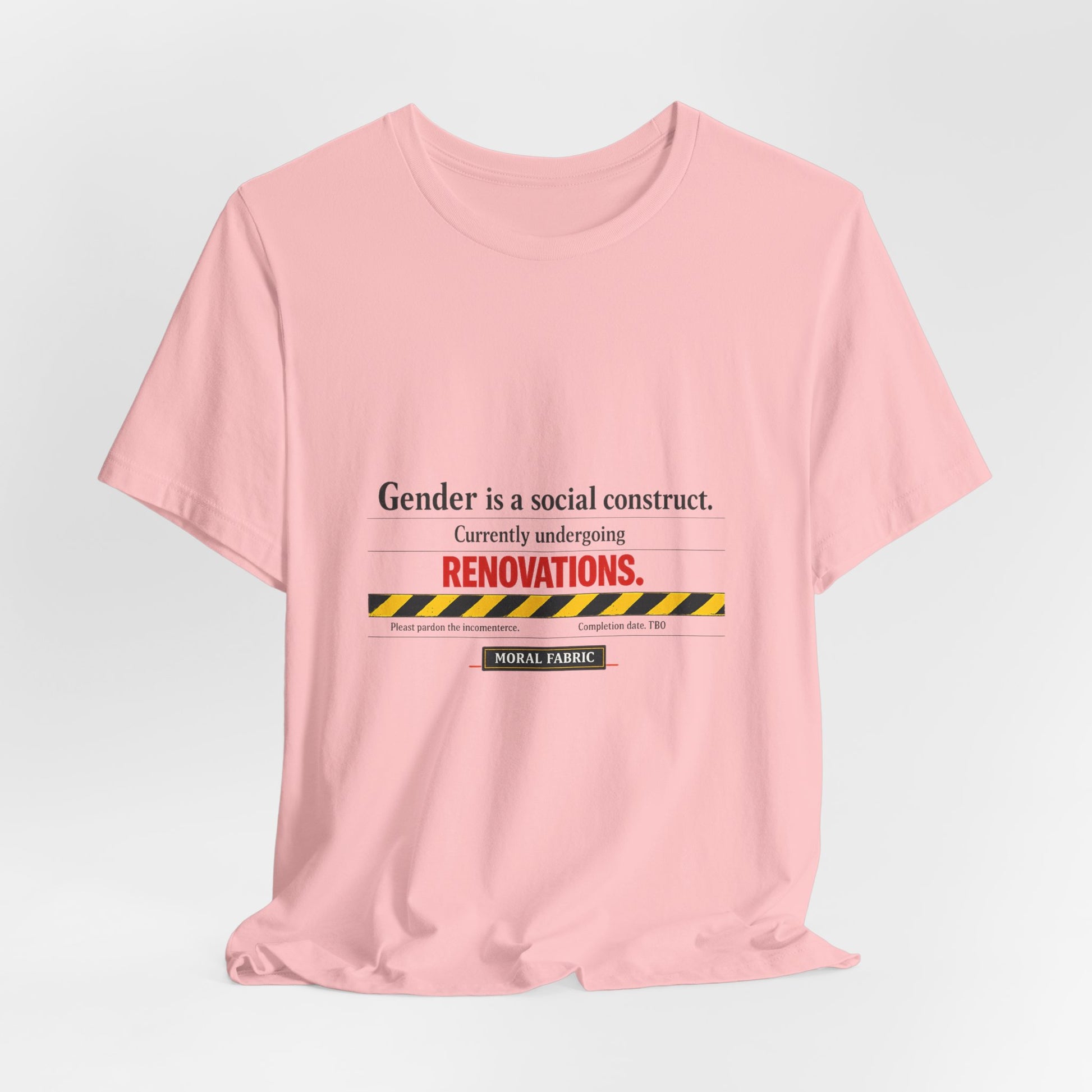 Gender Is A Social Construct t-shirt by Moral Fabric — trans rights progressive tee Canada