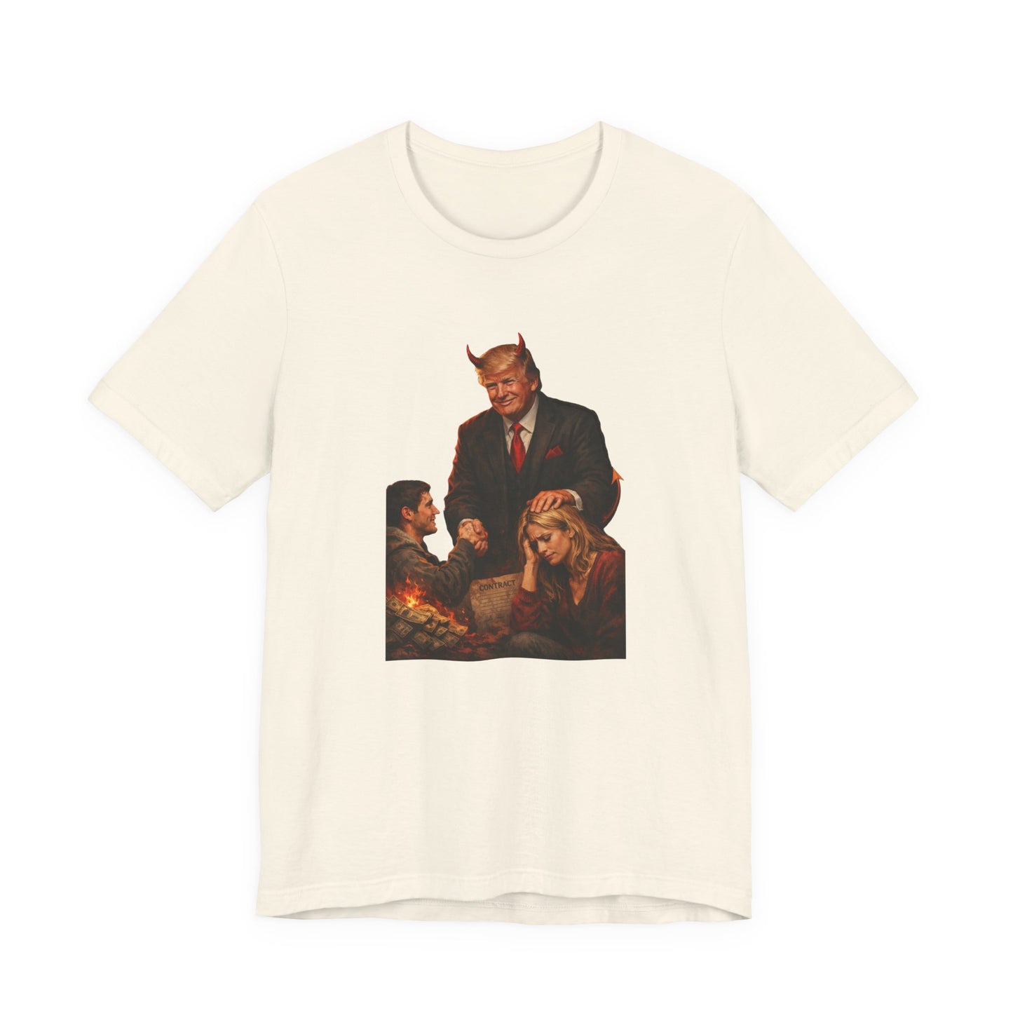 Trump Devil Political Satire Tee