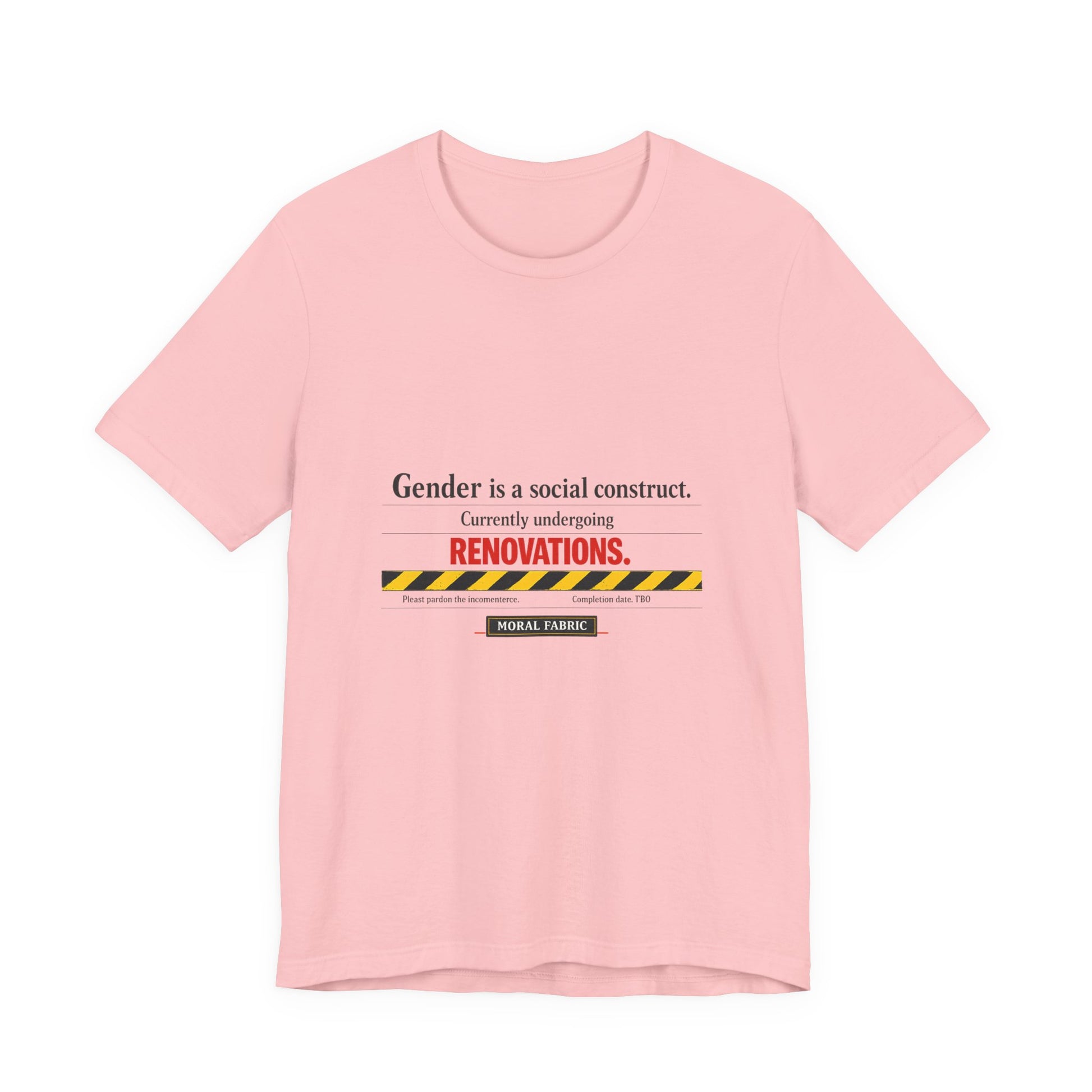Gender Is A Social Construct t-shirt by Moral Fabric — trans rights progressive tee Canada