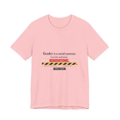 Gender Is A Social Construct t-shirt by Moral Fabric — trans rights progressive tee Canada