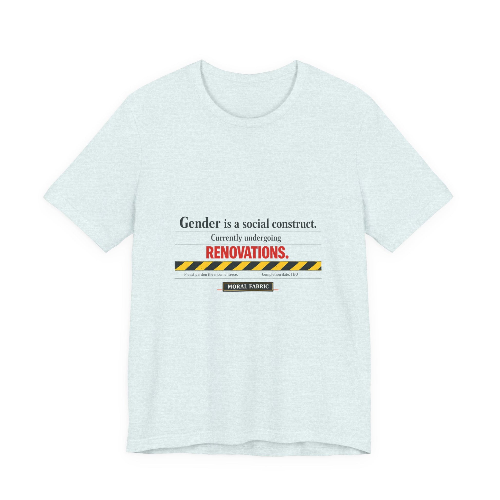 Gender Is A Social Construct t-shirt by Moral Fabric — trans rights progressive tee Canada