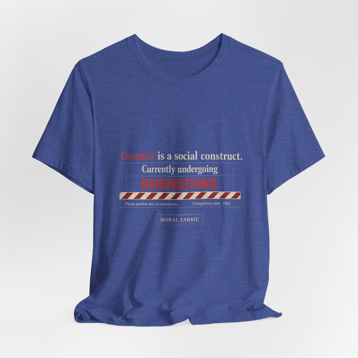 Gender Is A Social Construct t-shirt by Moral Fabric — trans rights progressive tee Canada