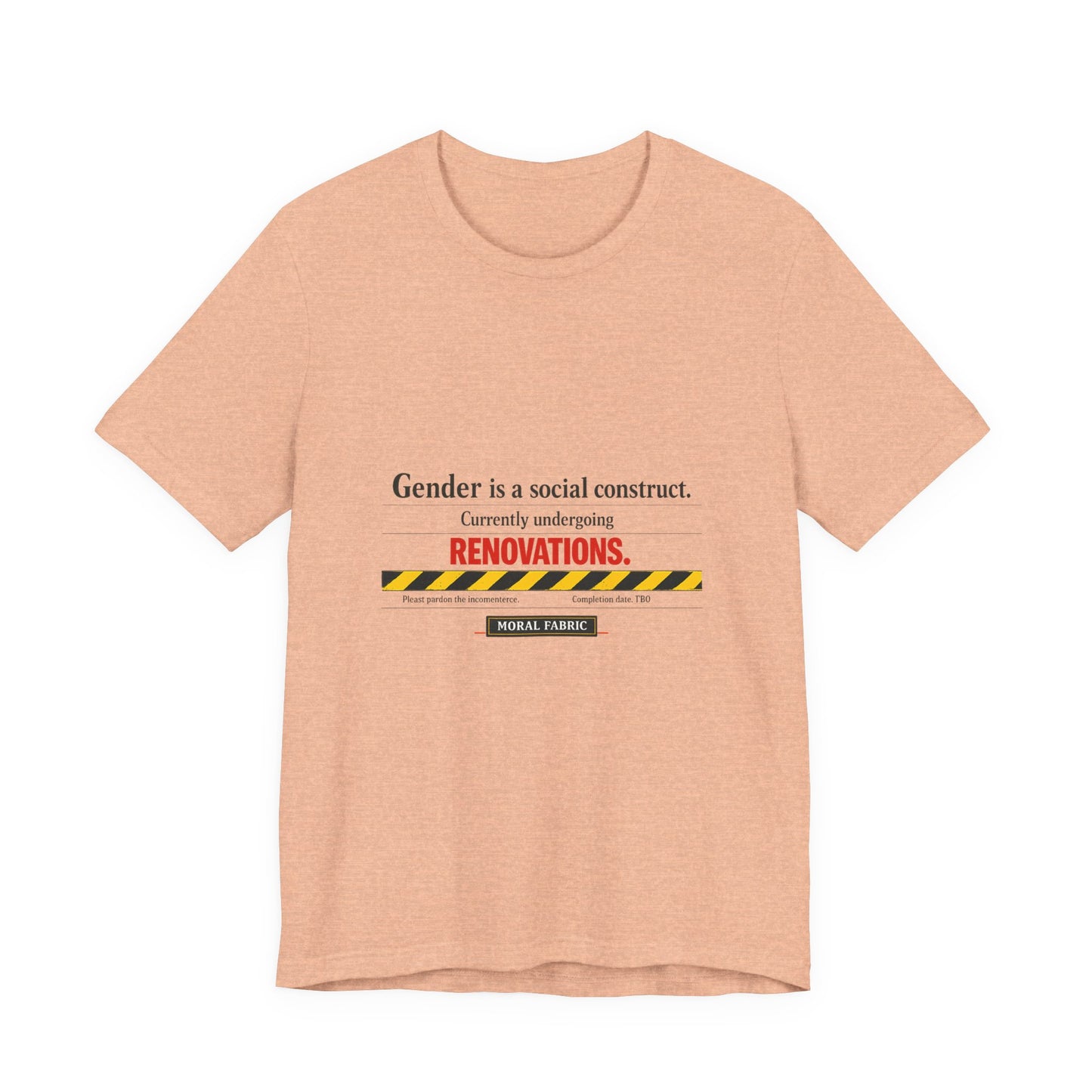 Gender Is A Social Construct t-shirt by Moral Fabric — trans rights progressive tee Canada