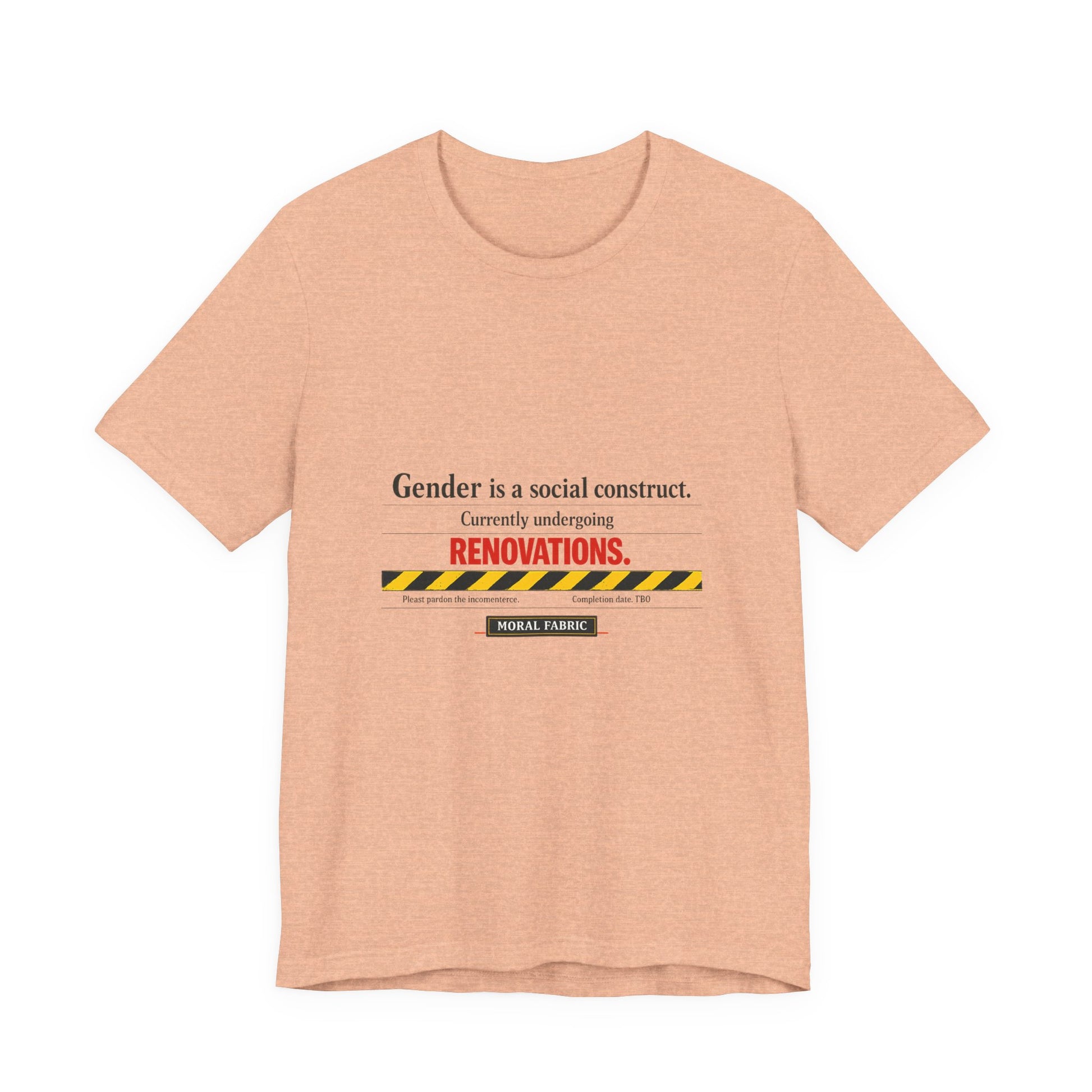 Gender Is A Social Construct t-shirt by Moral Fabric — trans rights progressive tee Canada