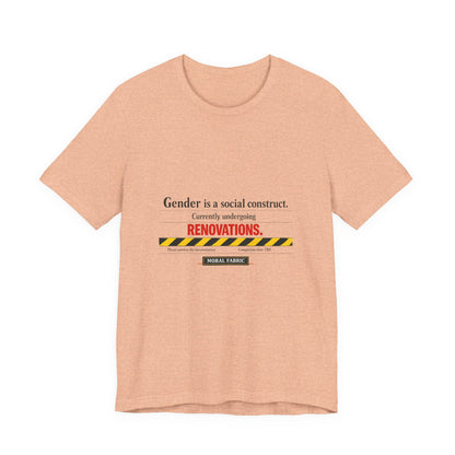 Gender Is A Social Construct t-shirt by Moral Fabric — trans rights progressive tee Canada