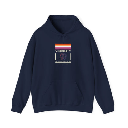 Lesbian Visibility Week hoodie by Moral Fabric — LGBTQ pride political clothing Canada
