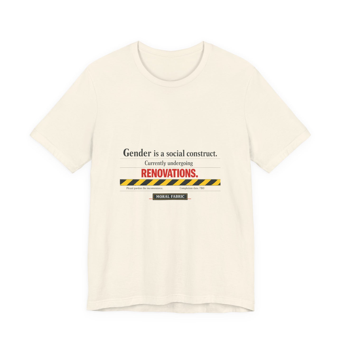Gender Is A Social Construct t-shirt by Moral Fabric — trans rights progressive tee Canada