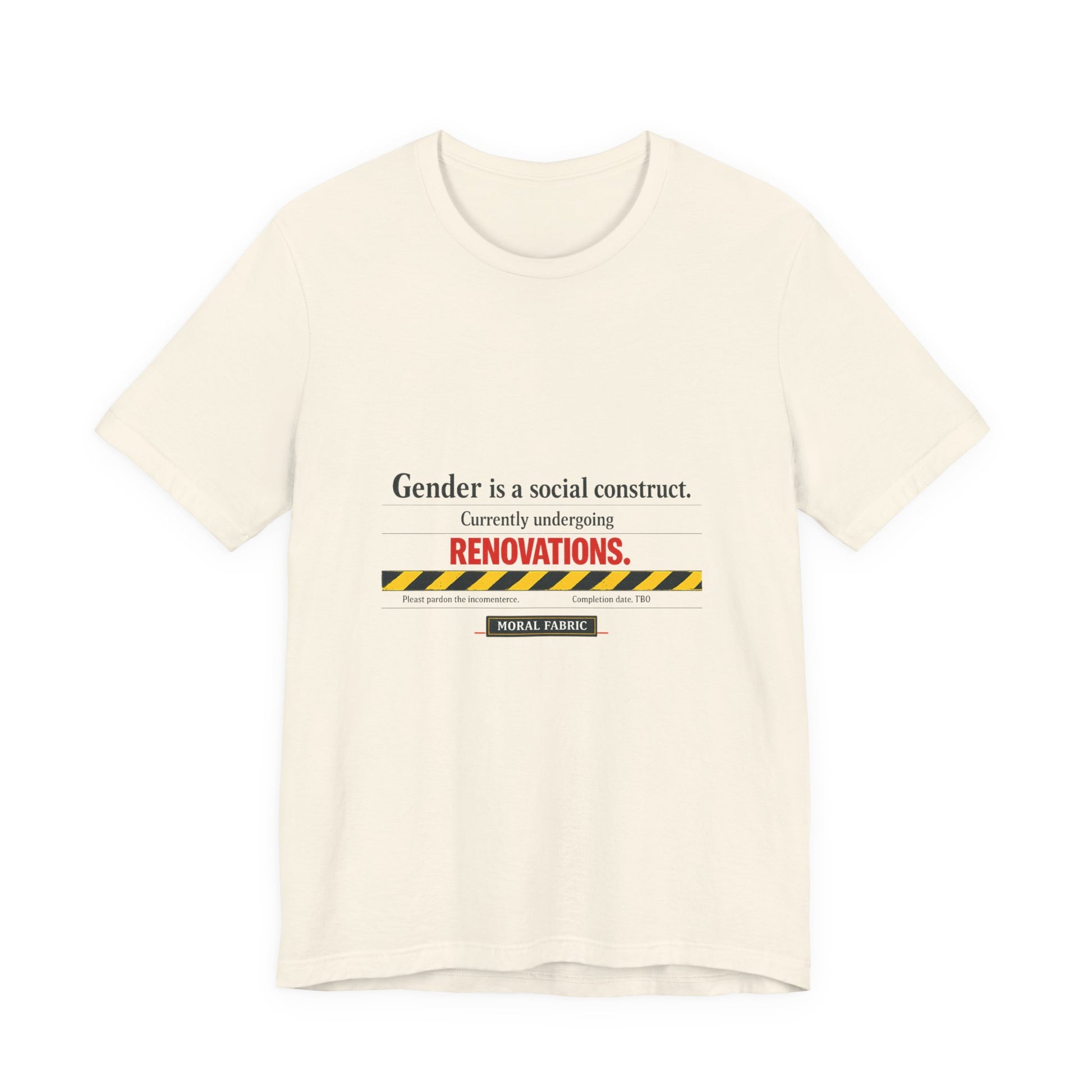Gender Is A Social Construct t-shirt by Moral Fabric — trans rights progressive tee Canada