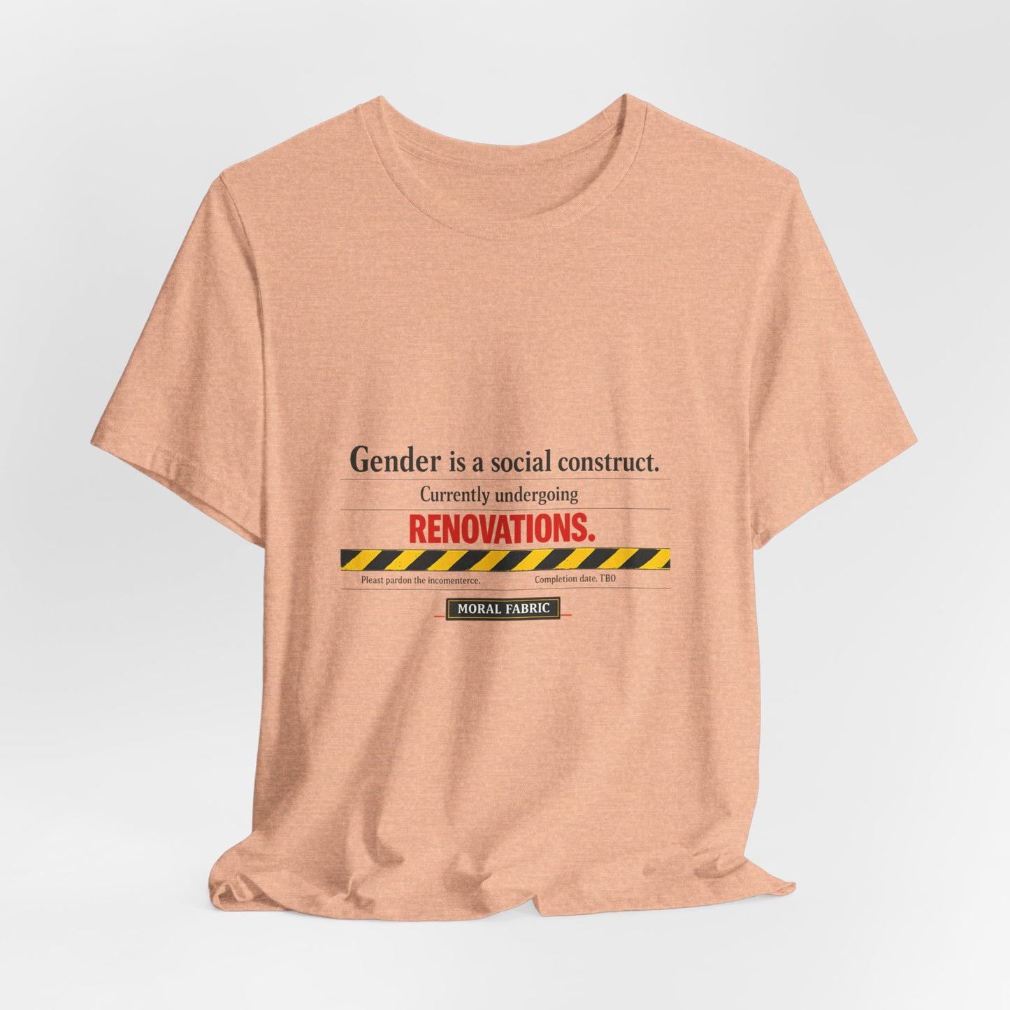 Gender Is A Social Construct t-shirt by Moral Fabric — trans rights progressive tee Canada