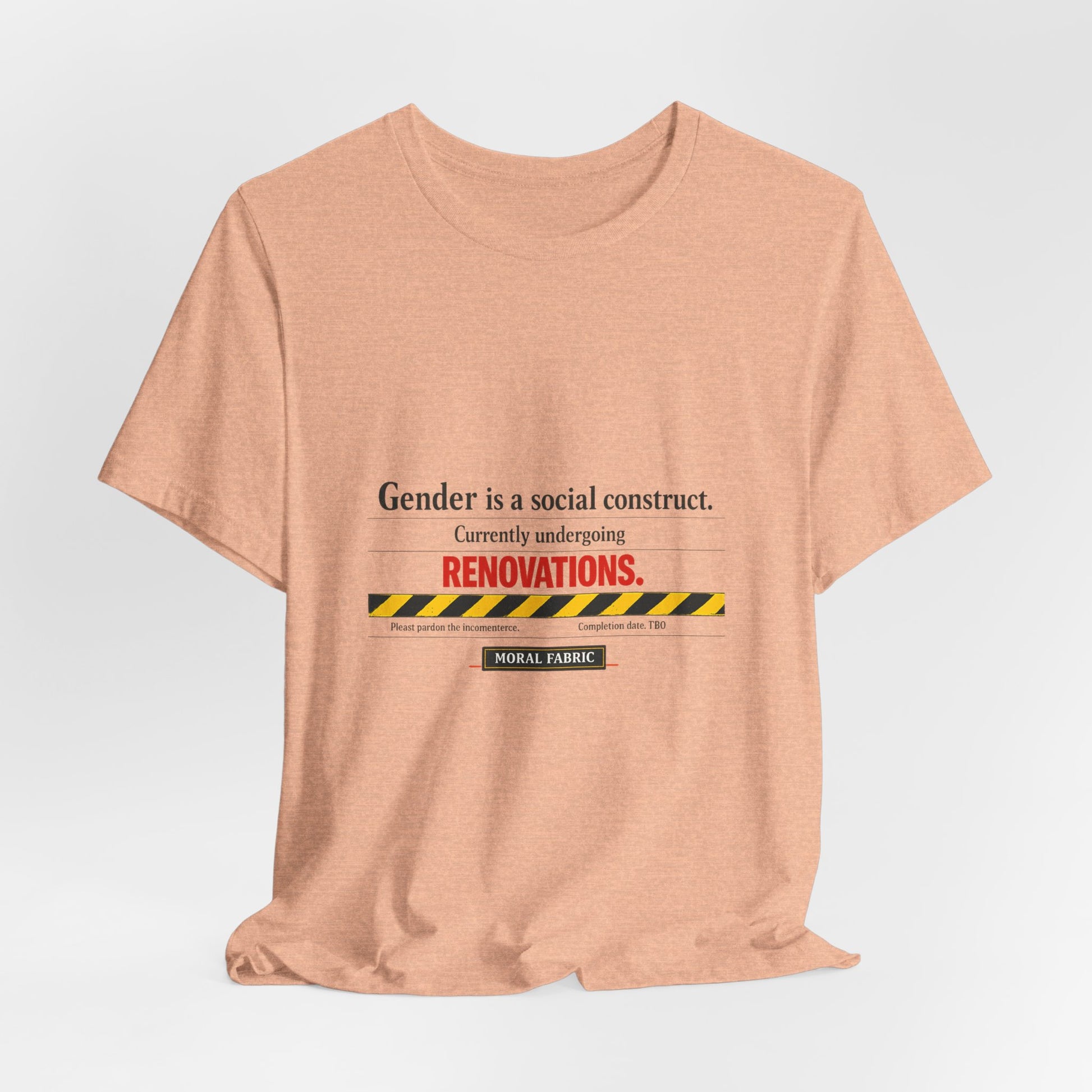 Gender Is A Social Construct t-shirt by Moral Fabric — trans rights progressive tee Canada