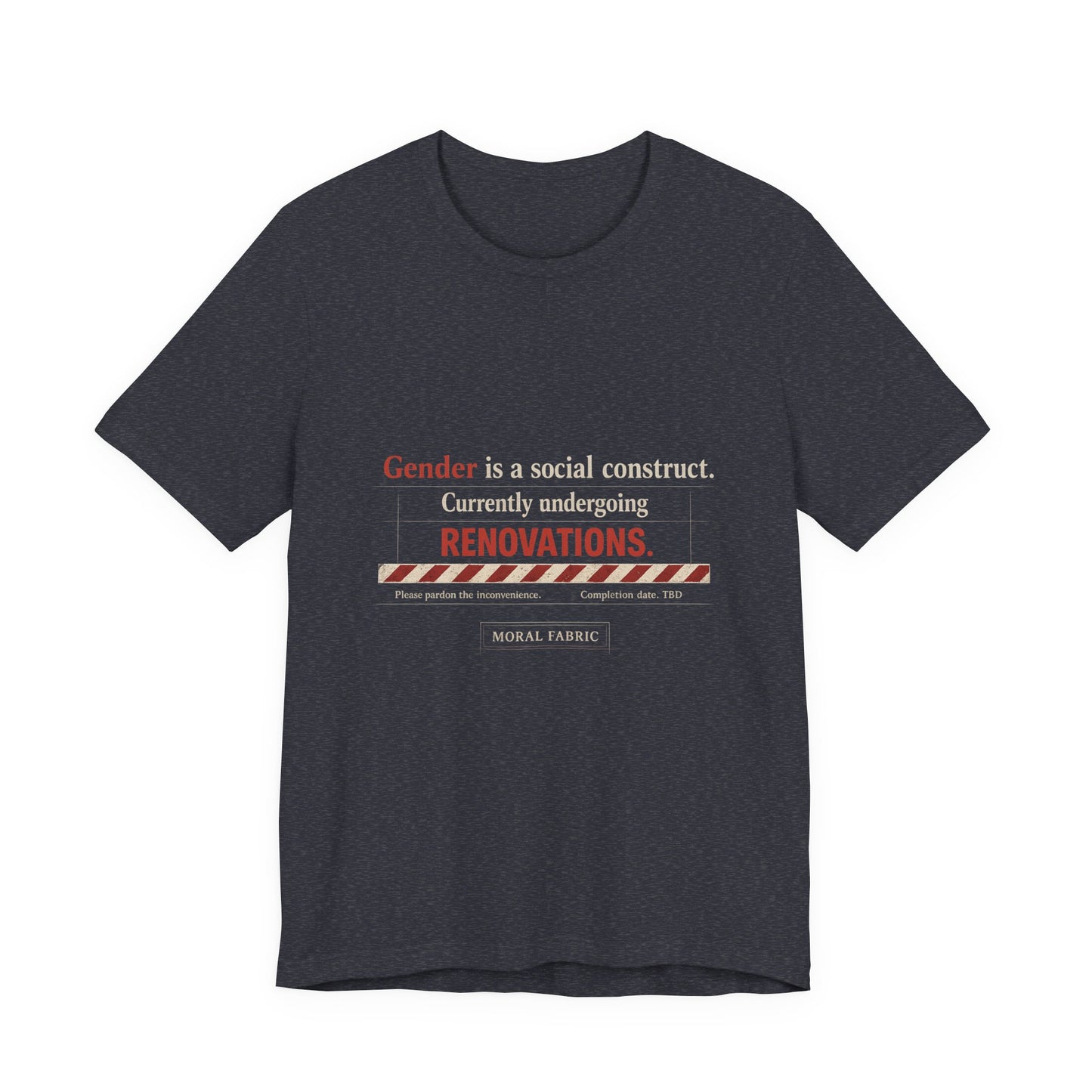 Gender Is A Social Construct t-shirt by Moral Fabric — trans rights progressive tee Canada