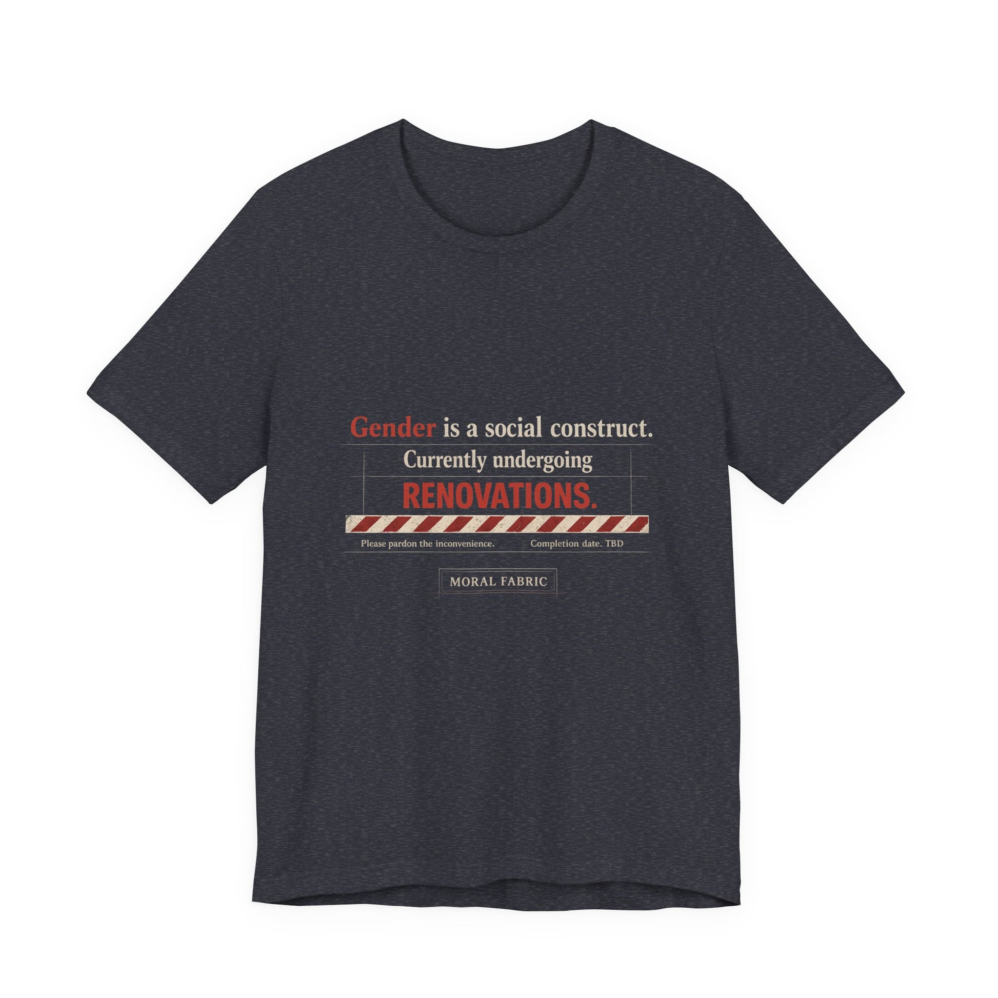 Gender Is A Social Construct t-shirt by Moral Fabric — trans rights progressive tee Canada