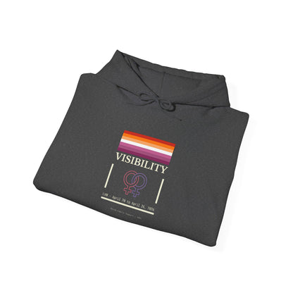 Lesbian Visibility Week hoodie by Moral Fabric — LGBTQ pride political clothing Canada