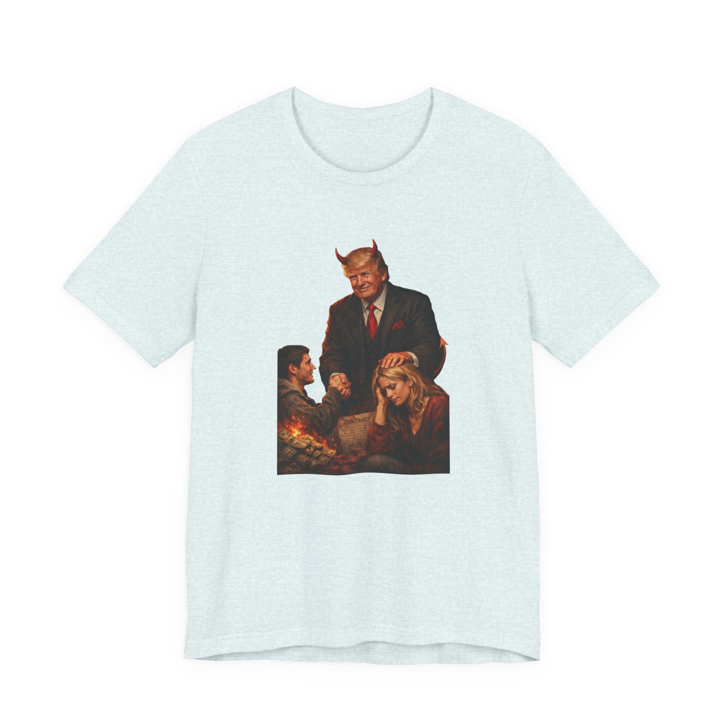 Trump Devil Political Satire Tee