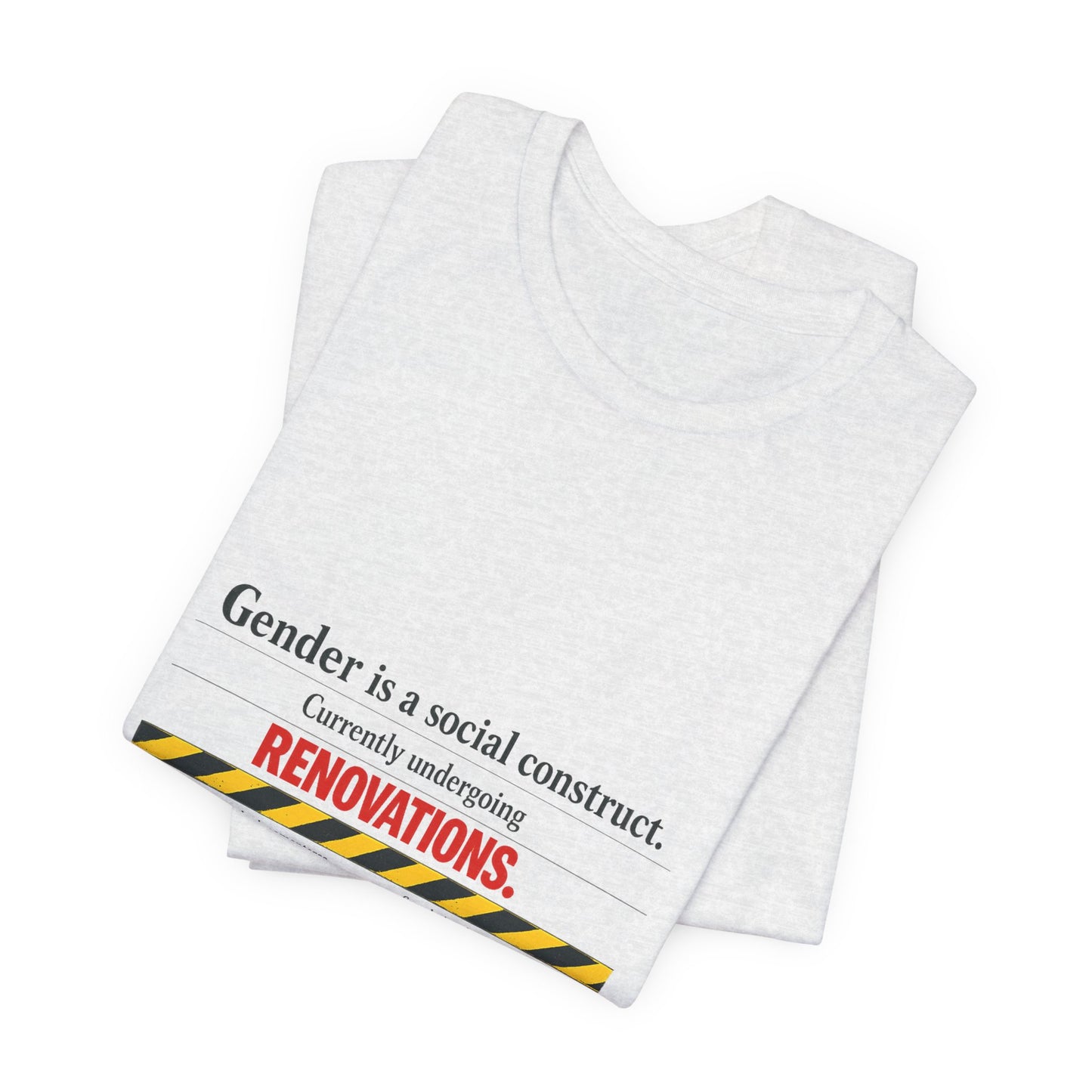 Gender Is A Social Construct t-shirt by Moral Fabric — trans rights progressive tee Canada
