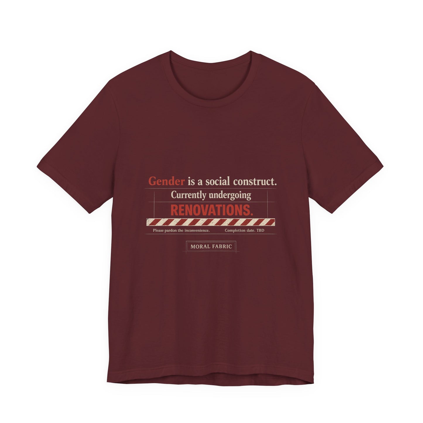 Gender Is A Social Construct t-shirt by Moral Fabric — trans rights progressive tee Canada