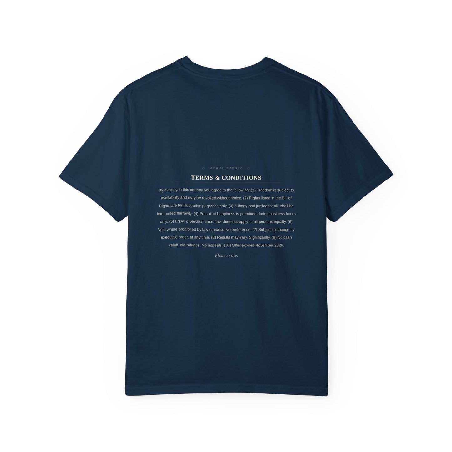 Land of the Free (Some Conditions Apply) T-Shirt | Political Satire, Progressive Advocacy