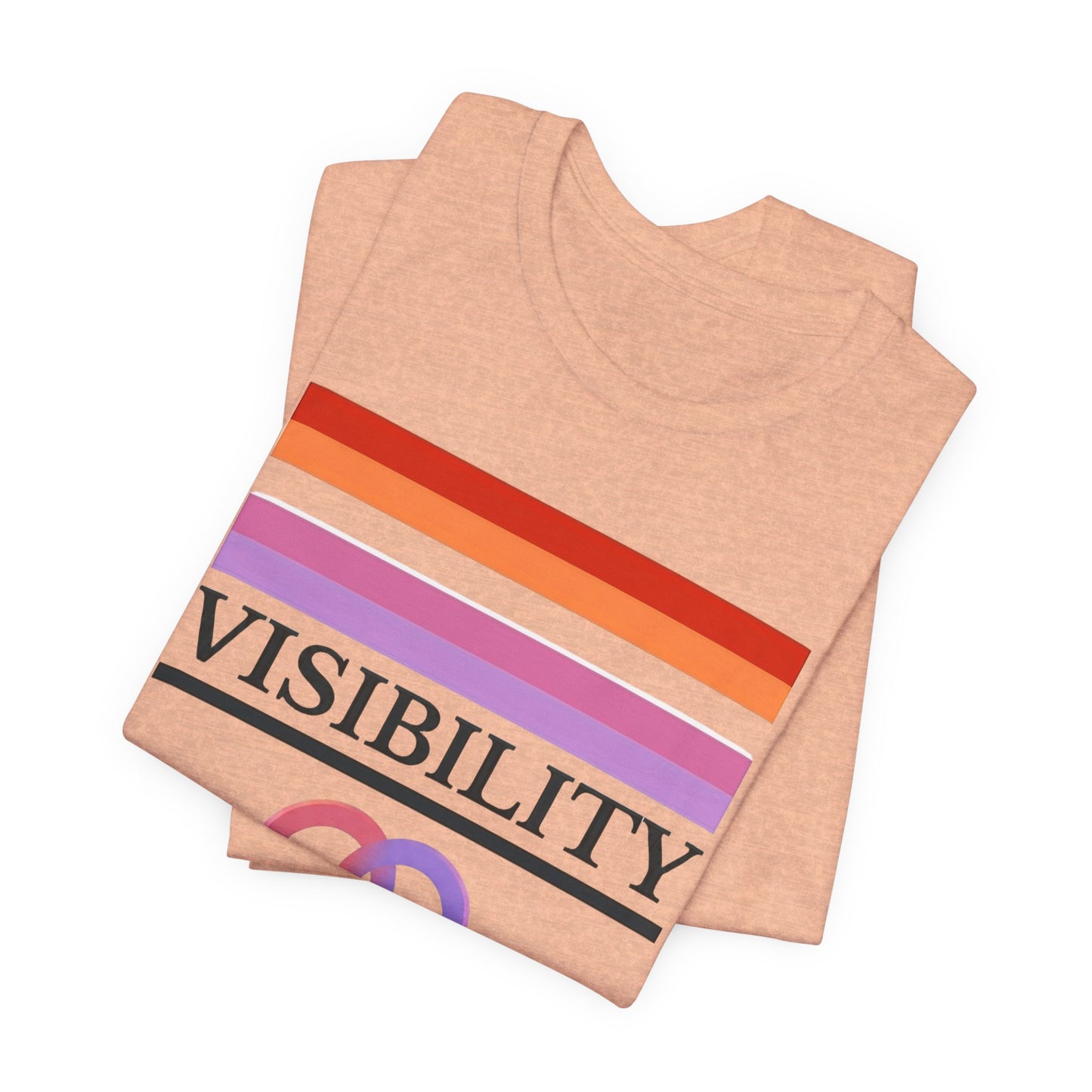 Lesbian Visibility Week t-shirt by Moral Fabric — LGBTQ pride political clothing Canada