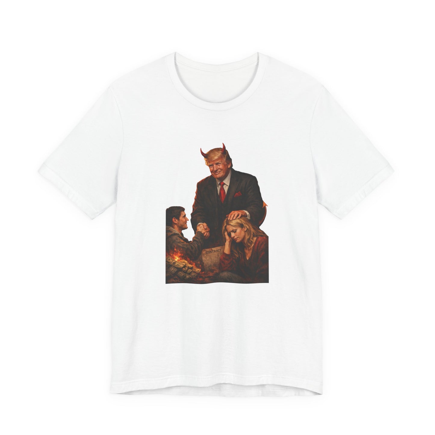 Trump Devil Political Satire Tee