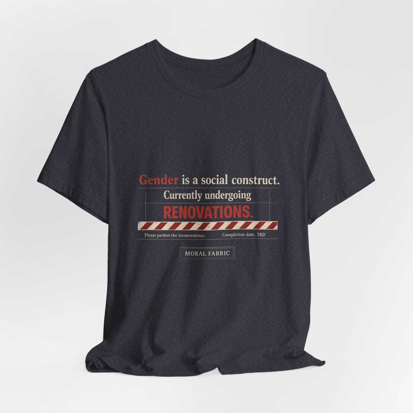Gender Is A Social Construct t-shirt by Moral Fabric — trans rights progressive tee Canada