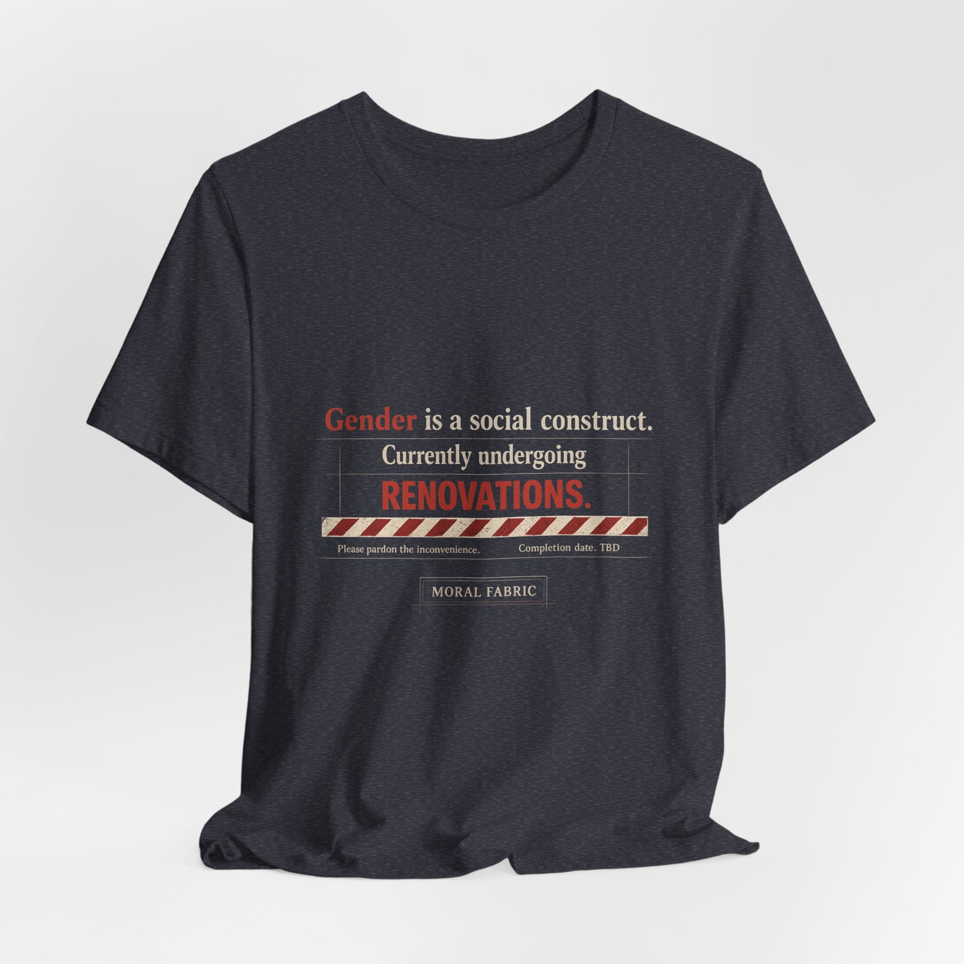 Gender Is A Social Construct t-shirt by Moral Fabric — trans rights progressive tee Canada
