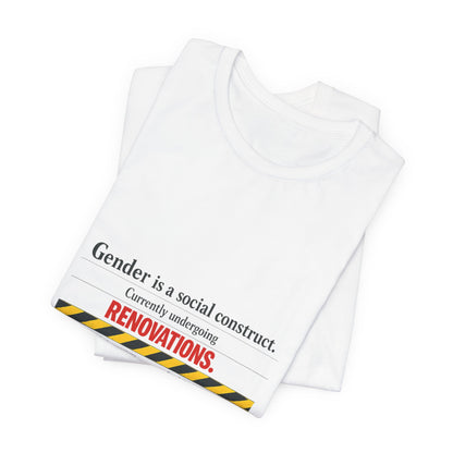 Gender Is A Social Construct t-shirt by Moral Fabric — trans rights progressive tee Canada