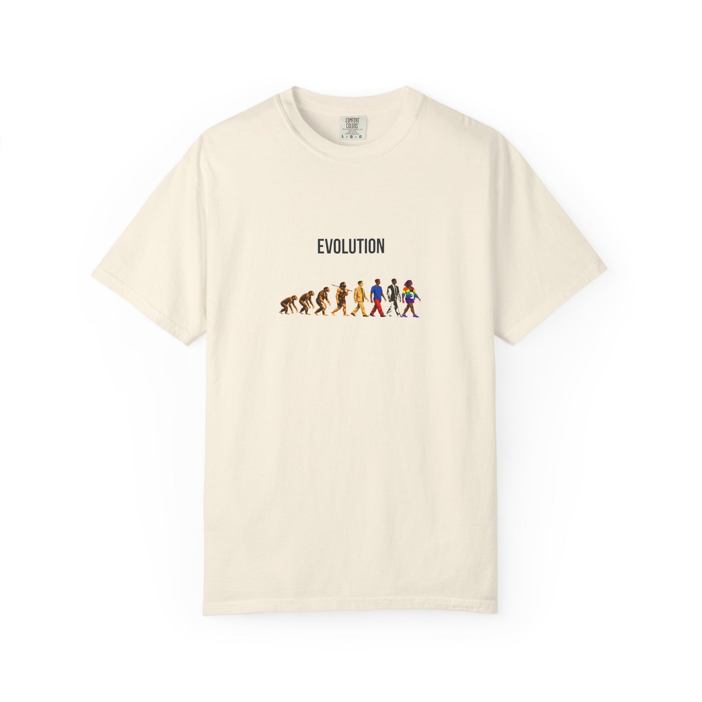 Darwin Fish Extended Diversity T-Shirt  | Evolution Pride Tee | LGBTQ+ Science Shirt | Funny Progressive Gift | Gender Spectrum Tee