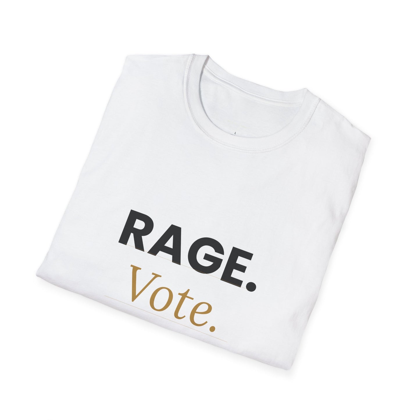 Vote Shirt — "Rage. Vote. Repeat." Political Activism Tee