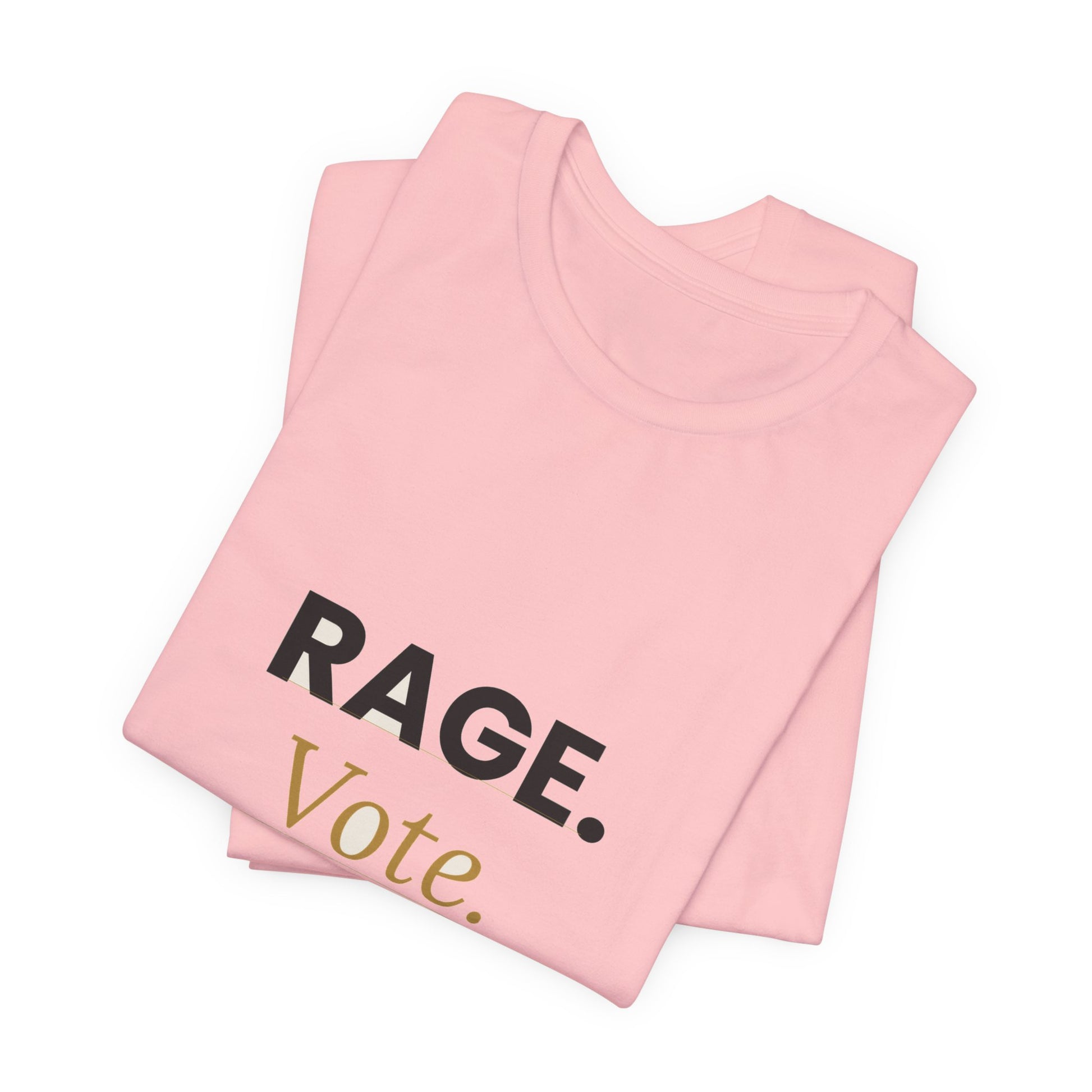 Rage Vote Repeat t-shirt by Moral Fabric — bold progressive political tee Canada
